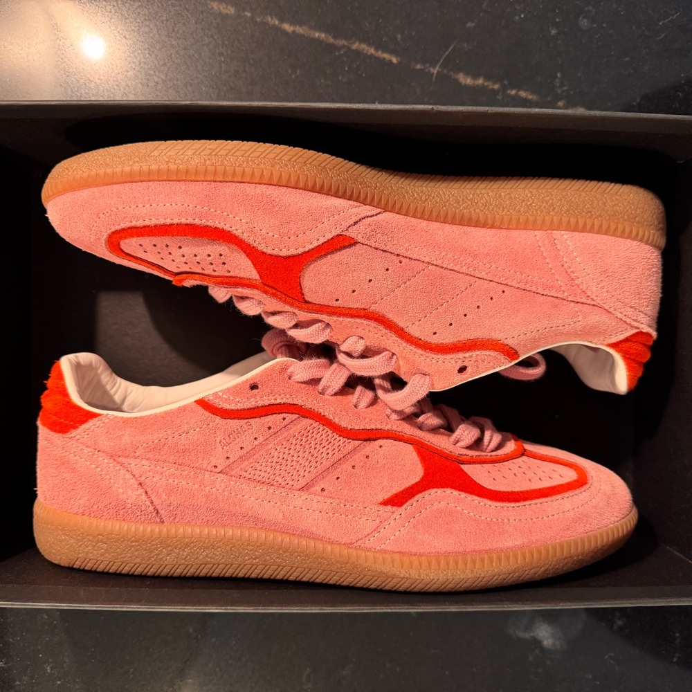 ALOHAS Pink and Red Sneakers